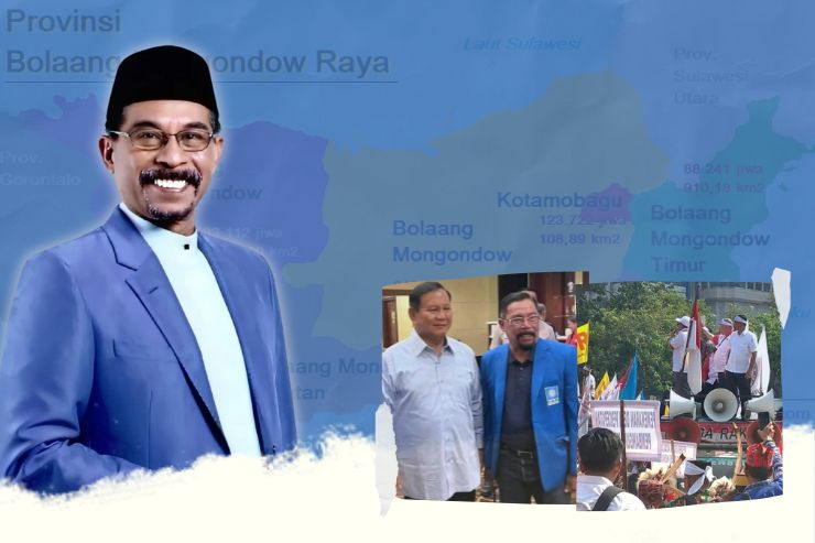 Caleg DPR RI Nomor Urut 1 PAN Sehan Landjar. Inzet: Sehan Landjar bersama Prabowo Subianto.