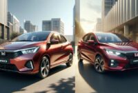 Ilustrasi Mobil Honda Brio Terbaru 2025.